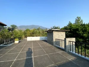 pemandangan villa