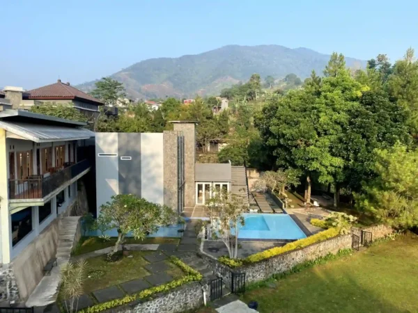 villa braja pemandangan villa braja