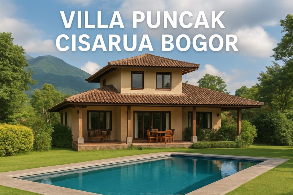 villa di puncak cisarua bogor