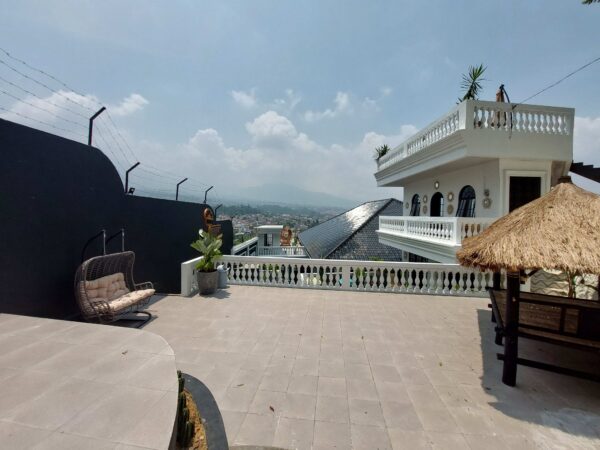 pemandangan villa malini