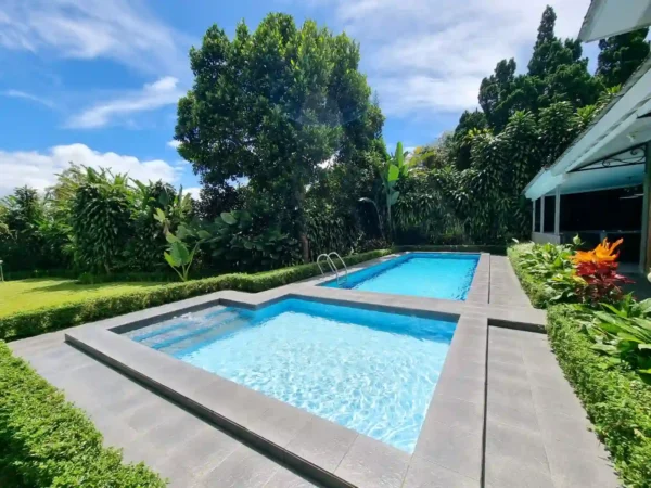 kolam renang villa ba3 cisarua
