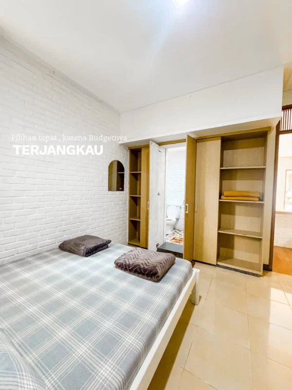 kamar aestethic villa ba3 cisarua