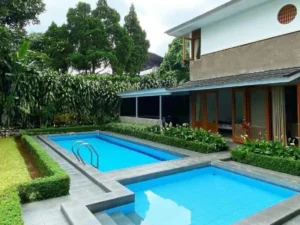 area kolam villa ba3 cisarua
