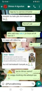 testimoni puncakholiday villa puncak