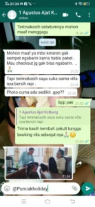 testimoni puncakholiday villa puncak