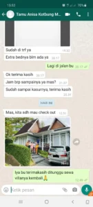 testimoni puncakholiday villa puncak