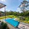 pemandangan villa eighty puncak