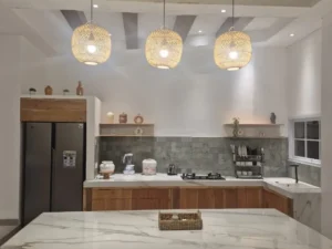 kitchen area villa sellyna puncak