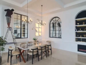 dinning room villa valentina puncak