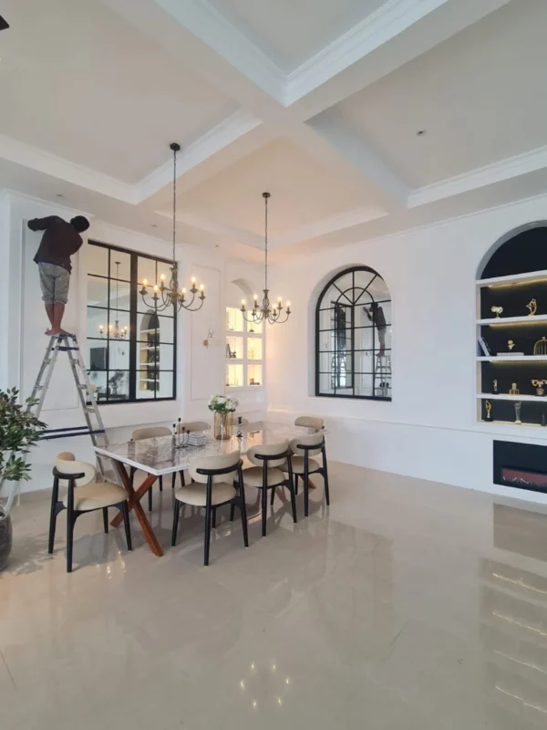 dinning room villa valentina puncak