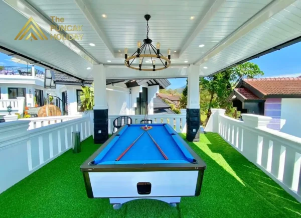 Villa Malini 10 area billiard villa malini 10 puncak