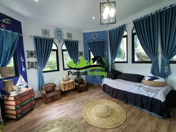 ruanga tamu villa malini 5 puncak