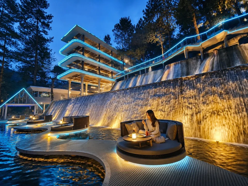spot photo heha waterfall bogor