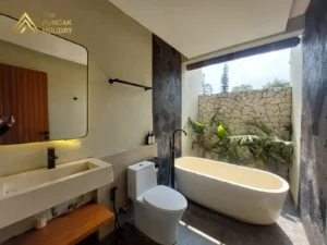 bathtub Villa Shaki Puncak