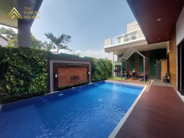 Villa Father Kolam Renang Villa Father Puncak