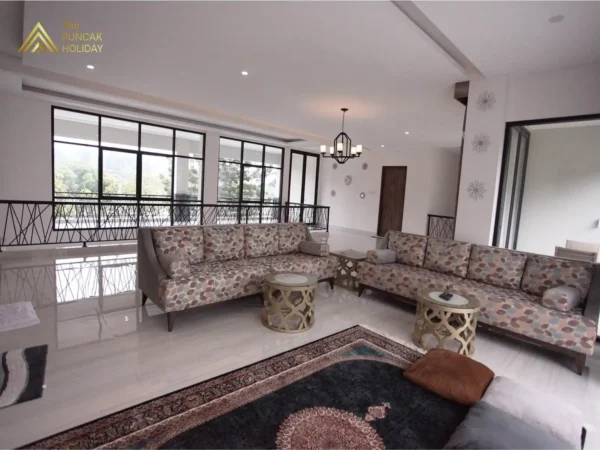 Villa Naura Puncak Living Room Villa Naura Puncak