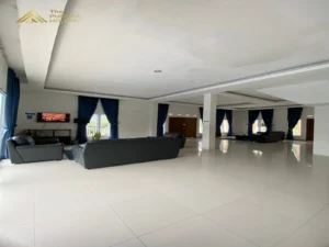 Ruang tamu villa zero puncak
