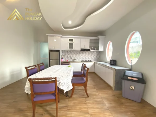 villa kapal area dapur