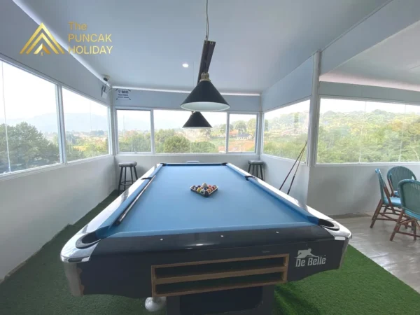 villa kapal billiard area