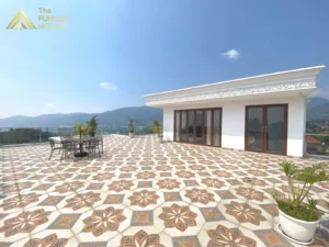 rooftop pemandangan puncak