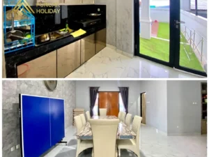 tennis meja dan dapur